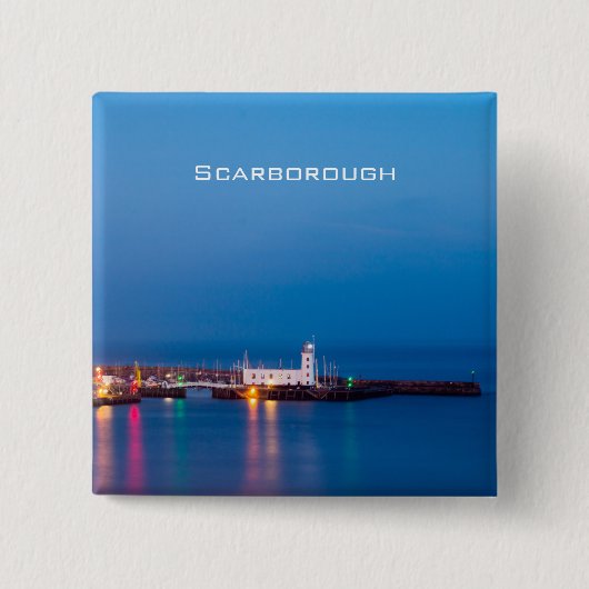 Scarborough Lighthouse Button (Vorderseite)