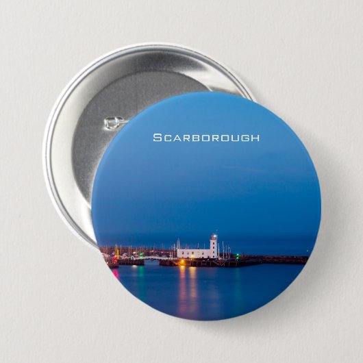 Scarborough Lighthouse Button (Vorne & Hinten)