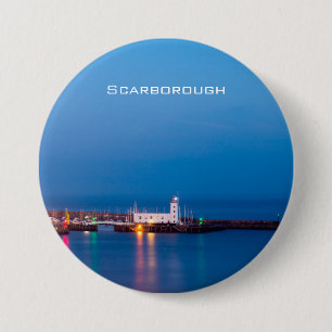 Scarborough Lighthouse Button