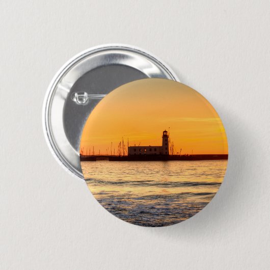 Scarborough Lighthouse Button (Vorne & Hinten)