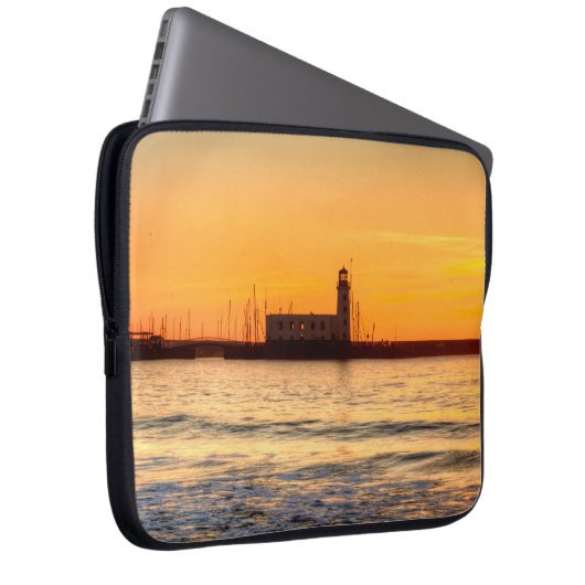 Scarborough Lighthouse Laptopschutzhülle (Vorne Rechts)