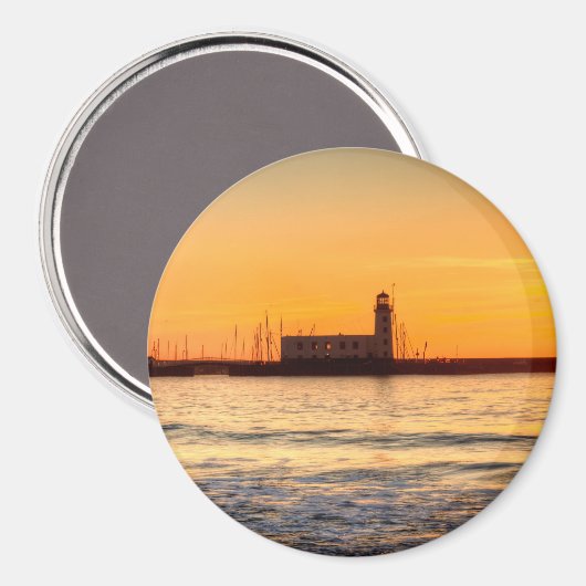 Scarborough Lighthouse Magnet (Vorderseite/Rückseite)
