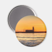 Scarborough Lighthouse Magnet (Vorderseite/Rückseite)