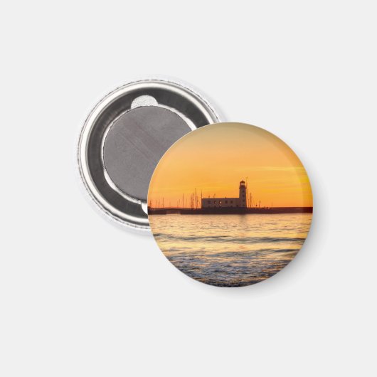 Scarborough Lighthouse Magnet (Vorderseite/Rückseite)