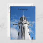 Scarborough Lighthouse Postkarte (Vorne/Hinten)
