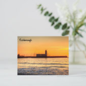 Scarborough Lighthouse Postkarte (Stehend Vorderseite)