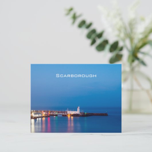 Scarborough Lighthouse Postkarte (Stehend Vorderseite)