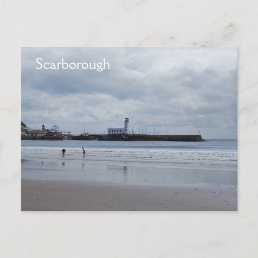 Scarborough Lighthouse Postkarte (Vorderseite)