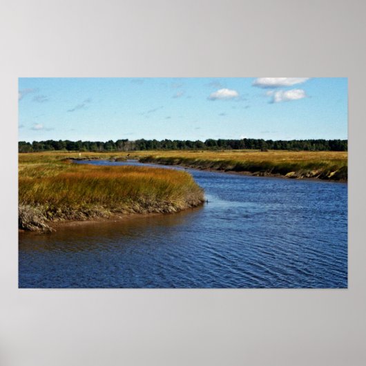 Scarborough Marsh (Salzwasser) Maine Poster (Vorne)