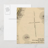 Scarborough, Old Orchard, Saco, Biddeford Postkarte (Vorne/Hinten)