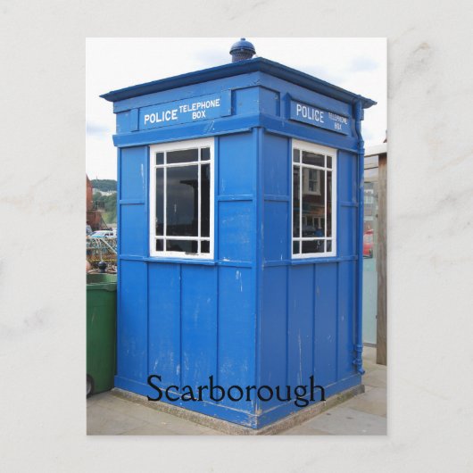 Scarborough Postkarte (Vorderseite)