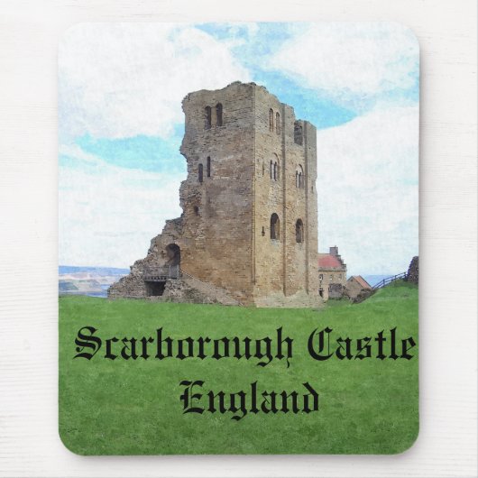 Scarborough-Schloss-England mousemat Mousepad (Vorne)