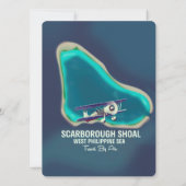 Scarborough Shoal West Philippinen Sea Map (Rückseite)