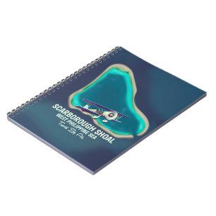 Scarborough Shoal West Philippinen Sea Map Notizblock