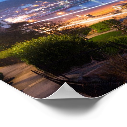 Scarborough South Sands Poster (Ecke)