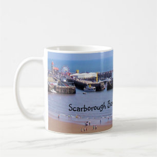 Scarborough-Strand, England-Panorama-Tasse Kaffeetasse