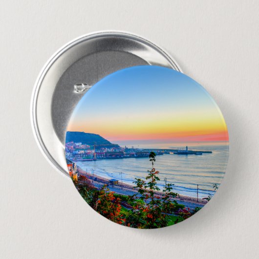 Scarborough Sunrise Button (Vorne & Hinten)