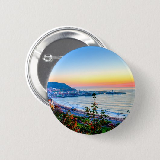Scarborough Sunrise Button (Vorne & Hinten)