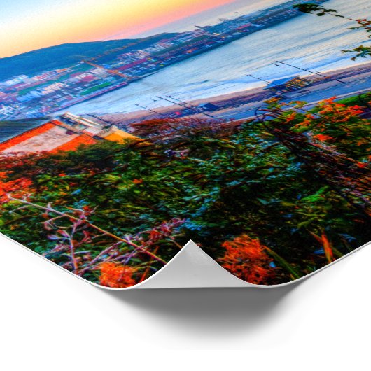 Scarborough Sunrise Poster (Ecke)