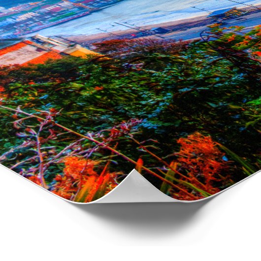 Scarborough Sunrise Poster (Ecke)