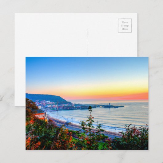 Scarborough Sunrise Postkarte (Vorne/Hinten)
