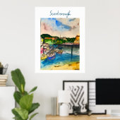 Scarborough Watercolor Poster (Heimbüro)