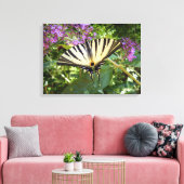 Scarce Frack Butterfly Canvas Print Leinwanddruck (Insitu (Wohnzimmer))