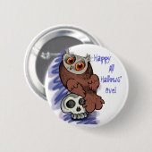 Scardy Owl~buttons Button (Vorne & Hinten)