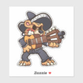 Scare Bear - Mariachi Aufkleber (Blatt)