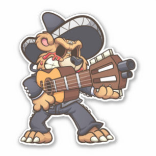 Scare Bear - Mariachi Aufkleber
