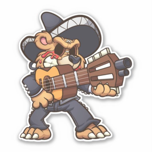 Scare Bear - Mariachi Aufkleber (Vorderseite)