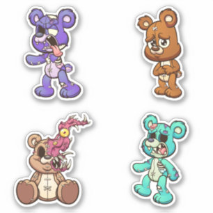 Scare Bear - Zombies Aufkleber