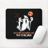 Scare Me I'm Italian Ghost Halloween Costume Mousepad (Mit Mouse)