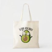 Scare-vocaco Funny Avocado Pun Tragetasche (Vorne)