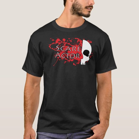 ScareActor Teilzeitschädel T-Shirt (Vorderseite)