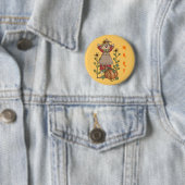 Scarecrow 1 Pumpkin Fall Sonnenblumen Button (Beispiel)