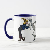 Scarecrow and Tin Man Keramik Tasse (Links)