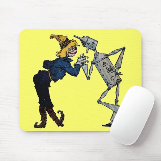 Scarecrow and Tin Man Mouse Pad Mousepad (Mit Mouse)