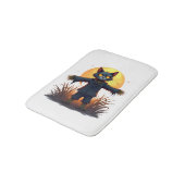 Scarecrow Cat Sentinel Badematte (Schrägansicht)