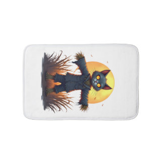 Scarecrow Cat Sentinel Badematte