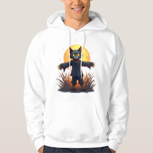 Scarecrow Cat Sentinel Hoodie (Vorderseite)