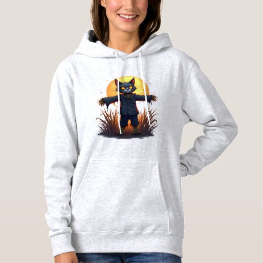 Scarecrow Cat Sentinel Hoodie (Vorderseite)