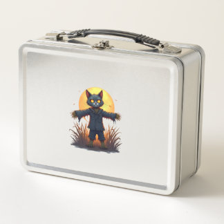 Scarecrow Cat Sentinel Metall Brotdose