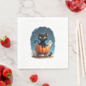 Scarecrow Cat Sentinel Serviette (Beispiel)