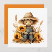 Scarecrow Einladung (Vorne/Hinten)