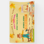 Scarecrow Fall Festival Banner (Vertikal)
