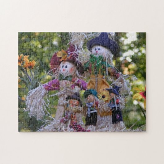Scarecrow Family Square Puzzle (Horizontal)