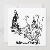 Scarecrow getied in Tree Einladung (Vorderseite)