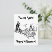 Scarecrow getied in Tree Postkarte (Stehend Vorderseite)