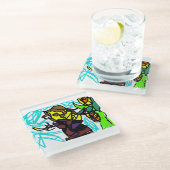 Scarecrow Glasuntersetzer (Schrägansicht)